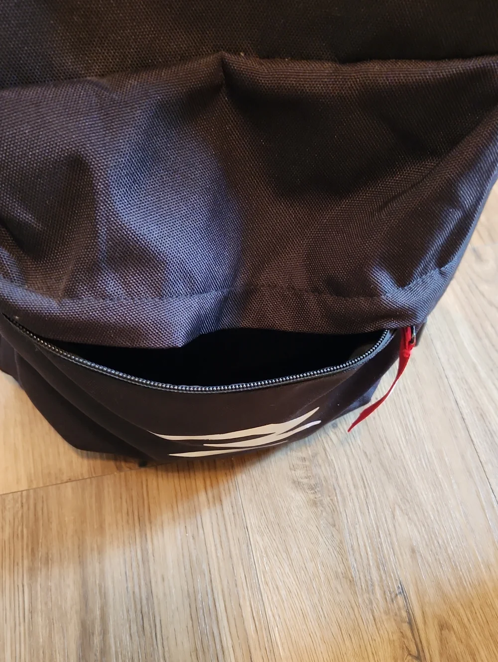 NWOT Nike Black Backpack with White Logo Accents